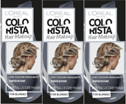 Loreal Colorista Hair Colour Dye Metalic Grey Blonde 30ml x 3