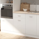 vidaXL køkkenbordplade 50x60x2,8 cm spånplade marmoreffekt beige