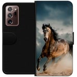 Samsung Galaxy Note20 Ultra Svart Plånboksfodral Springande Häst