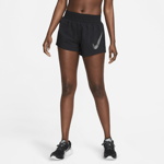 Nike Women's Mid-rise Brief-lined Running Shorts Juoksuvaatteet BLACK/COOL GREY