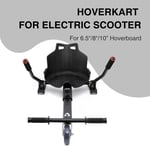 Hoverkart HoverGoKart Seat For Self Balancing Board Hoverboard Scooter Black
