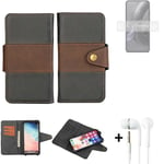 wallet case for Motorola Edge 30 Neo + earphones bookstyle cover pouch