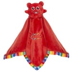 Teddykompaniet Babblarna Bobbo snuttefilt röd 35x35 cm