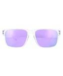 Oakley Childrens Unisex Sunglasses Holbrook XS OJ9007-10 Polished Clear Prizm Violet - Transparent - One Size
