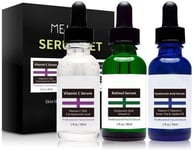 Age Defying Serum 3 Pack - Serum for Face Skin Care - Vitamin C,Hyaluronic Acid
