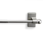 Rod Desyne MAG-15 Magnetic Curtain Rod, 17-30 inch, Satin Nickel