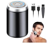 Rasoir Electriques Hommes, Mini Rasoir électrique pour Homme, Portable Easy Trim Rasoir Wet Dry IPX7 Étanche Rasoirs Intime Homme