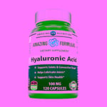 Amazing Formulas Hyaluronic Acid 100 mg 120 Caps By Amazing Nutrition