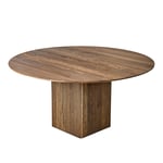Dk3 - Ten table round matbord Ø150cm oljad rökt ek - Matbord - Christian Troels & Jacob Plejdrup - Träfärgad - Trä