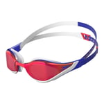 Speedo Fastskin Pure Focus Mirror Swimming Goggles - 8-1177816740 Red/Blue