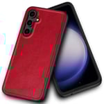 Samsung Galaxy A36 5G Skal i PU-läder - Röd