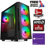 ULTRA FAST QUAD CORE Desktop Gaming PC Computer Bundle 3.9 8GB 1TB Windows 10 D