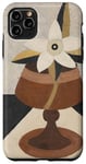iPhone 11 Pro Max Abstract Flower in Vase Modern Painting Pastel Colors Case