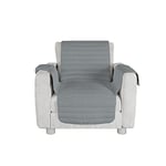 Italian Bed Linen Housse de canapé Antidérapant Cozy, Gris Clair, 1 Place