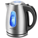 Aigostar Electric Kettle, 1.7L Quiet Boil Kettle with Illuminated Blue Light,
