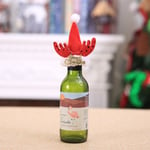 5pcs/set Christmas Wine Bottle Protection Cap Diy Home D