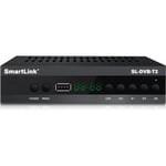 Smartlink SL-DVB-T2/C inspelningsbar digitalbox för antenn- och kabelnät