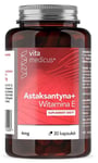 Astaxantin & Vitamin E Kapslar av Hög Kvalitet - 30 St / Stärker Immunförsvaret & Ger Skydd mot Fri Radikaler