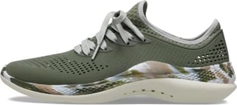 Crocs Men's Literide 360 Marbled Pacer Sneaker, Army Green Multicoloured, 10 UK