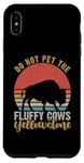 Coque pour iPhone XS Max Ne caressez pas les vaches pelucheuses Buffalo & Bison du parc Yellowstone