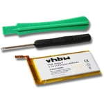 vhbw Li-Polymer batterie 400mAh (3.7V) pour lecteur MP3 Ipod Nano 5 A1320 comme Apple 616-0467.