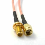 WiFi Router Antenna EXTENSION Cable/Lead Wireless RP SMA   1m