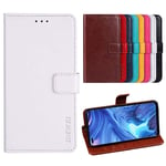 Case for Samsung Galaxy S20 FE 5G PU Leather Wallet Flip has Kickstand function and Card Slots with Magnetic Buckle Phone Cover for Samsung Galaxy S20 FE 5G-White
