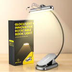 Glocusent Rotatable Reading Light for Books in Bed, 22LEDs Dual-Row Design with