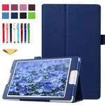 TianTa Case for Lenovo Tab M8 HD/Smart Tab M8, PU Leather Slim Folding Stand Cover Case with Auto Sleep/Wake for Lenovo Tab M8 HD TB-8505F TB-8505X / Smart Tab M8 TB-8505FS, Blue