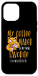 Coque pour iPhone 12 Pro Max Ma cafetière est mon nouveau travail d'amateur de café