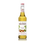 MONIN Premium Hazelnut Syrup 700ml for Coffee and Cocktails. Vegan-Friendly, 100% Natural Flavours and Colourings. Sugar-Free Hazelnut Coffee Syrup