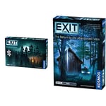 Thames & Kosmos - EXIT: Nightfall Manor - Level: 2/5 - Unique Escape Room Game - 1-4 Players & EXIT: The Return To The Abandoned Cabin - Level: 3/5 - Unique Escape Room Game