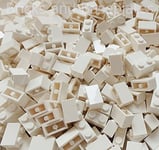 LEGO® BRICKS: 50 x WHITE 2x1 Pin Part 3004 Stud Dimensions: 1x2x1 Dimensions LxWxH: 0.8cm x 1.6cm x 1.1cm FREE UK TRACKED POSTAGE From sets Supplied in Bricks and Baseplates® Sealed Packaging