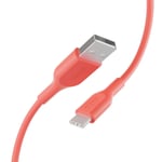 PLAYA USB-C Cable (USB-A to USB-C Cable for S21, S20, S20+, Note10, S10, Pixel 3, iPad Pro, Nintendo Switch and more) Orange Coral 3 m