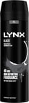 Lynx Black 48 Hours of Odour-Busting Zinc Tech Deodorant Bodyspray Deodorant to