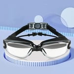 Adjustable Anti Fog Swimming Goggles Uv Glasses Earbuds For Adult Kids