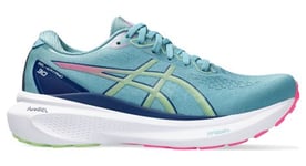 Chaussures de running asics gel kayano 30 bleu vert rose femme