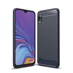samsung Samsung A10 Carbon Fibre Case Navy