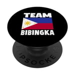 Team Bibingka Philippines Flag Apparel Philippin Food Lover PopSockets PopGrip Interchangeable