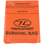 HIGHLANDER DOUBLE 210x120cm SURVIVAL BIVI BAG HIKING EMERGENCY XL SHELTER ORANGE