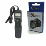 Ex-Pro® RM-S1AM RM-L1AM Timer Remote Shutter Release LCD Sony Alpha A550 A700