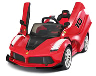 La Ferrari FXXK Genuine Official Licensed Kids 12V Electric Ride On Car with MP3 and Remote Control - Red