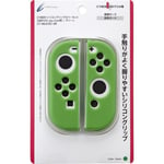 Cyber JAPAN Nintendo Switch Joy-Con Silicone Cover Grip Green