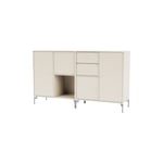 Couple Sideboard With Chrome Legs, 158 Oat