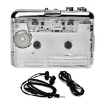 1Set USB Cassette Capture Radio Player Cassette Recorder Transparent E1L87286