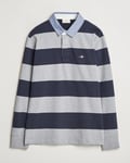 GANT Chambray Barstriped Rugger Grey Melange