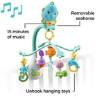 Fisher Price Seahorse Mobile 3-in-1 Soothe and Play music sounds