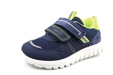 Superfit Sport7 Mini Sneaker, Blue/Yellow 8010, 0 UK