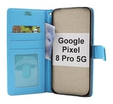 New Standcase Wallet Google Pixel 8 Pro 5G (Ljusblå)