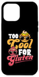 iPhone 12 Pro Max Celiac Disease Awareness Too Cool for Gluten Free Funny Case
